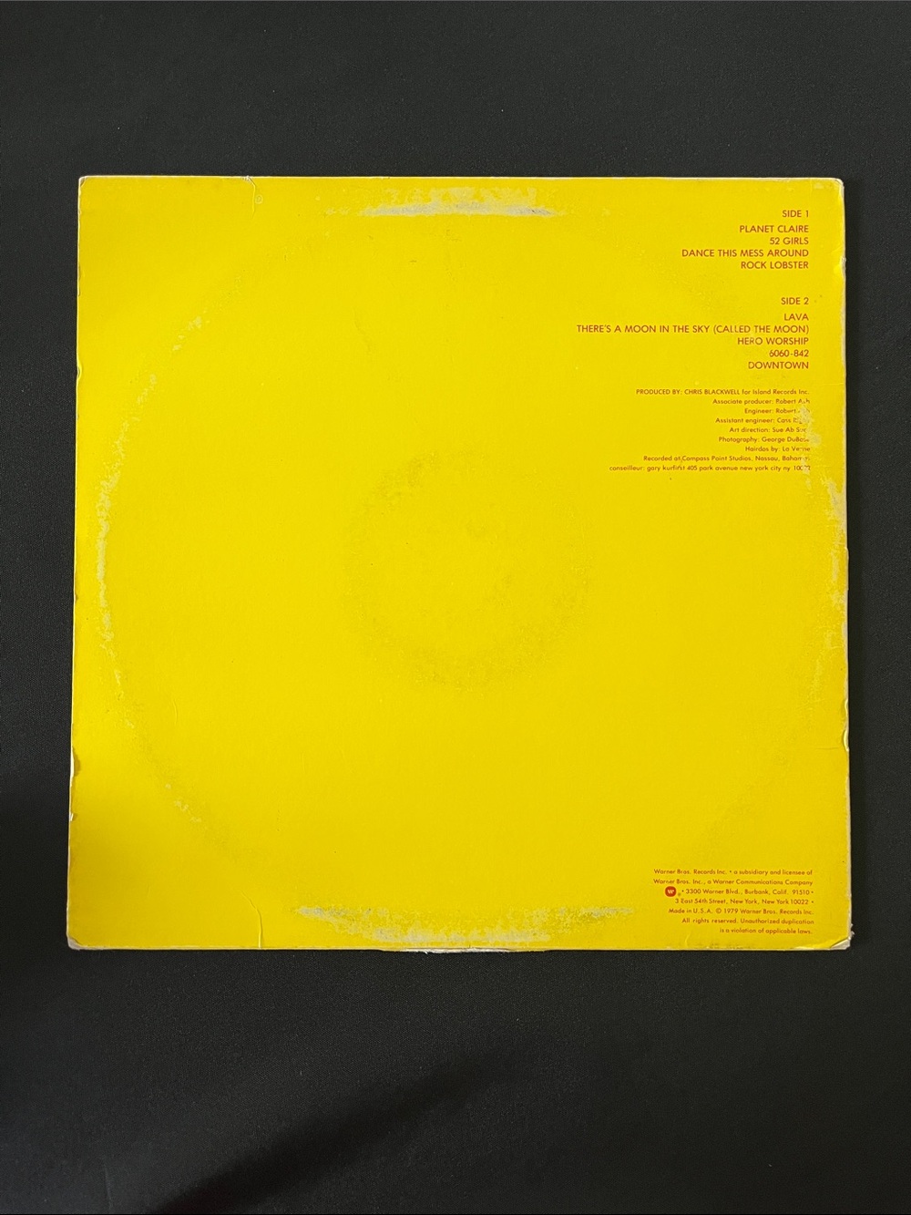 The B-52s - "The B-52s" Vinyl Record - Picture 2 of 9